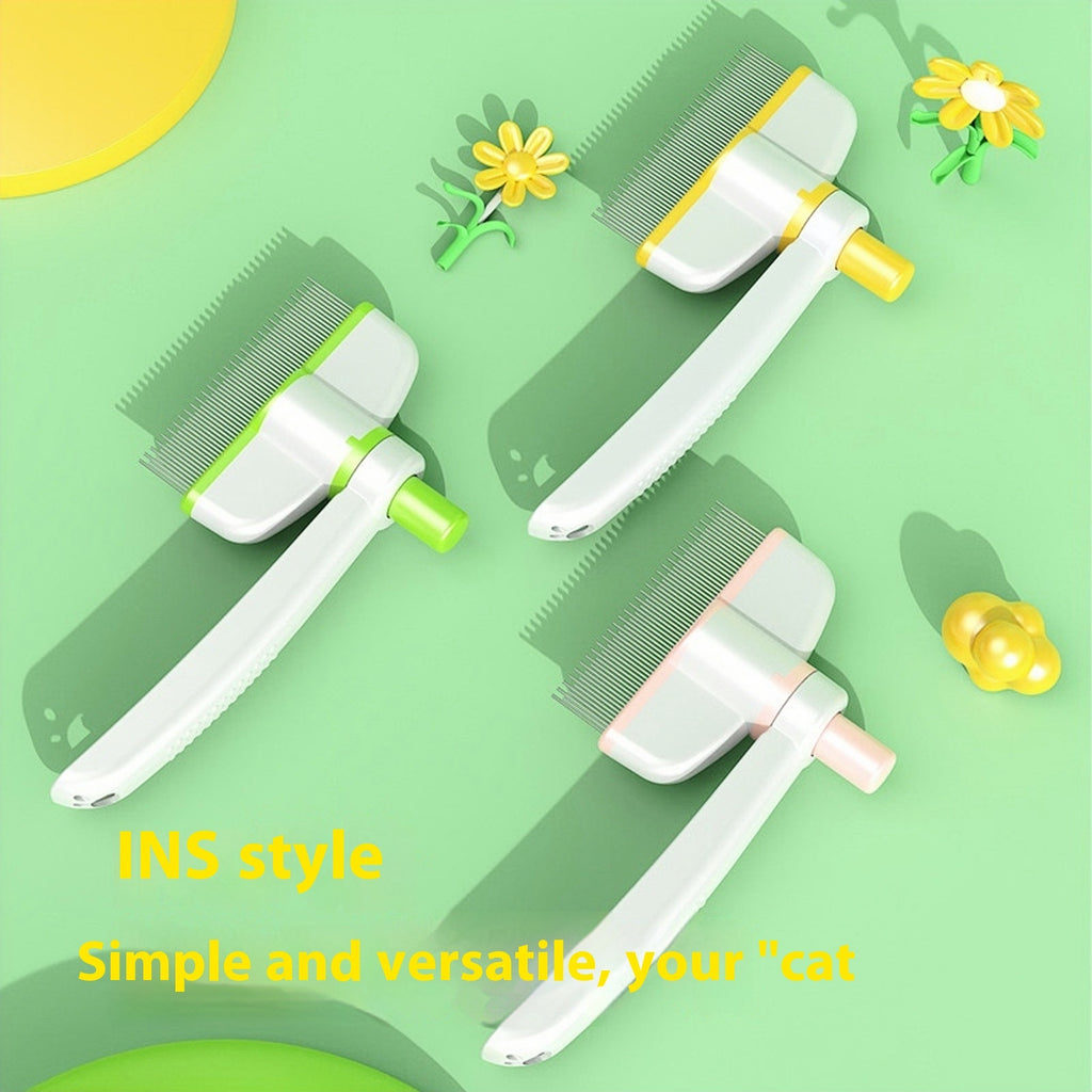 PetClean™ One-Click Self Cleaning Pet Brush – Removes Shedding Hair in Seconds