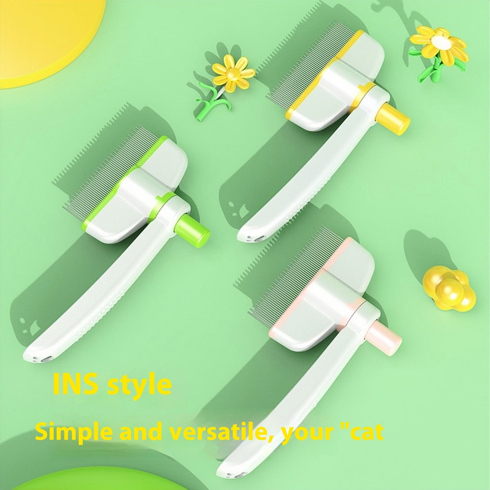 PetClean™ One-Click Self Cleaning Pet Brush – Removes Shedding Hair in Seconds