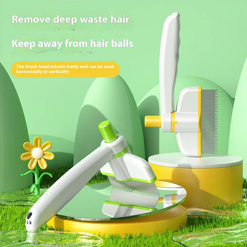 PetClean™ One-Click Self Cleaning Pet Brush – Removes Shedding Hair in Seconds