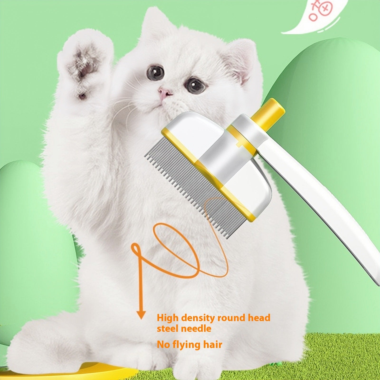 PetClean™ One-Click Self Cleaning Pet Brush – Removes Shedding Hair in Seconds